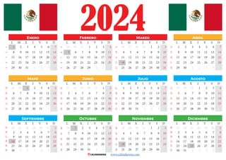 calendario para imprimir 2024 –