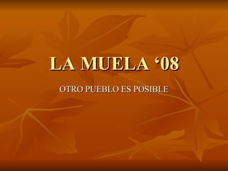 CALENDARIO LA MUELA '08 PPT