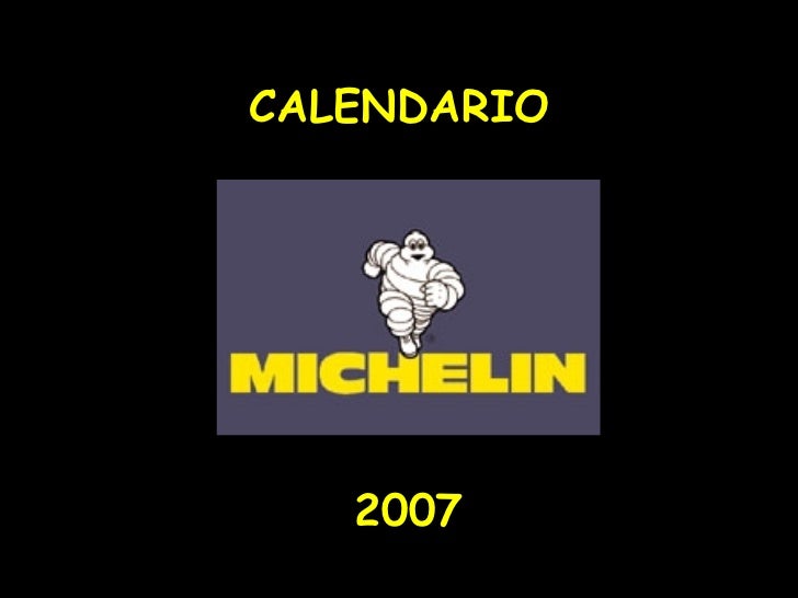 Calendario Michelin calendario de michelin