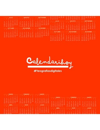 CalendariHOY - Teografìas Digitales
