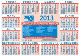 Calendario GMD '13