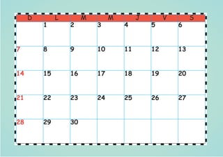 CALENDARIO