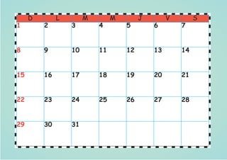 CALENDARIO