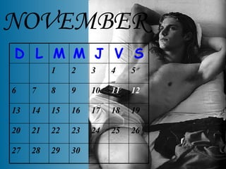 NOVEMBER 30 29 28 27 26 25 24 23 22 21 20 19 18 17 16 15 14 13 12 11 10 9 8 7 6 5 4 3 2 1 S V J M M L D 
