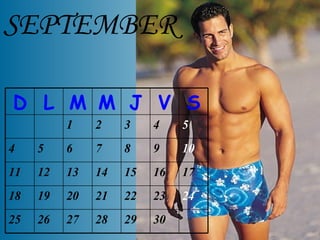 SEPTEMBER 30 29 28 27 26 25 24 23 22 21 20 19 18 17 16 15 14 13 12 11 10 9 8 7 6 5 4 5 4 3 2 1 S V J M M L D 