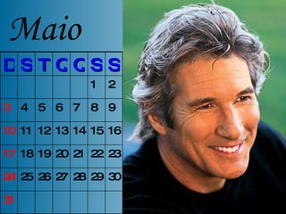 Maio 31 30 29 28 27 26 25 24 23 22 21 20 19 18 17 16 15 14 13 12 11 10 9 8 7 6 5 4 3 2 1 S S Q Q T S D 