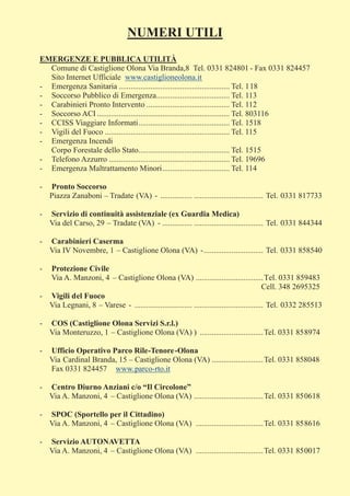 Calendario Raccolta Differenziata 2009