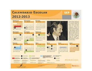 Calendario 2012 2013