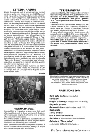Lettera di ringraziamento ad un animatore
