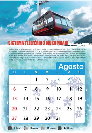 Calendario Cormetur 2017