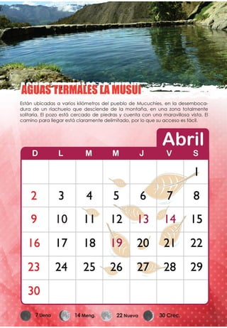 Calendario Cormetur 2017