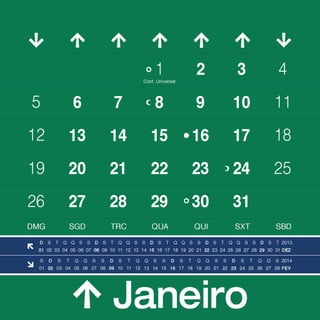 Calendário Criatus Design