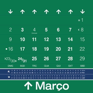 Calendário Criatus Design