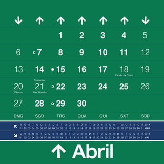 Calendário Criatus Design