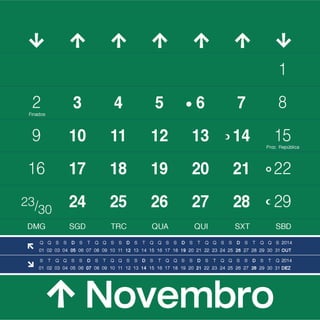 Calendário Criatus Design