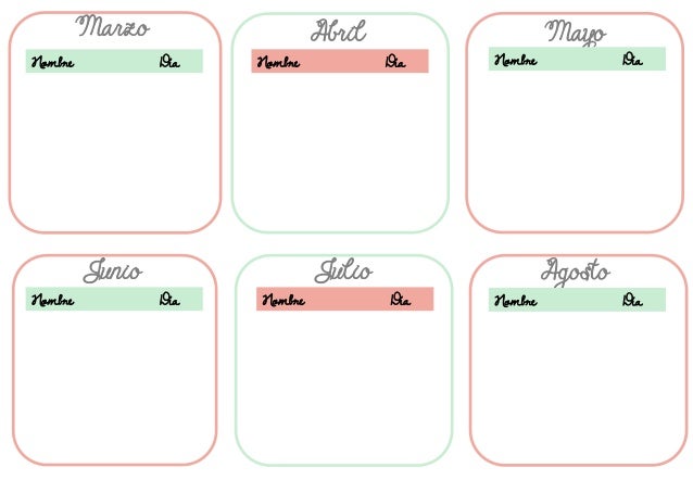 calendario de cumpleanos