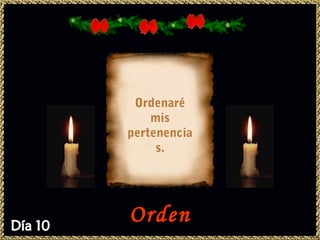 Ordenaré
    mis
pertenencia
     s.




Orden
 