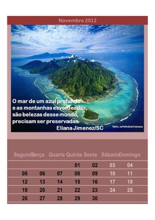 Calendario ecologico 2012