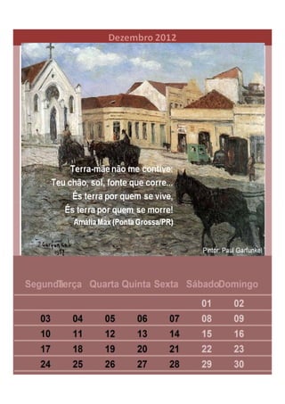 Calendario ecologico 2012