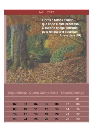 Calendario ecologico 2012