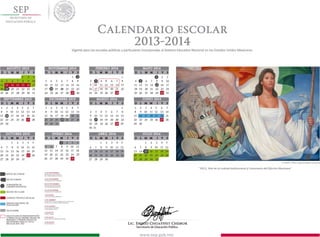 Calendario escolar2013 2014
