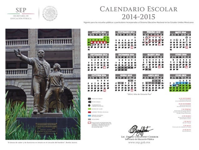 Calendario Escolar 2014 2015 calendario diciembre 20014