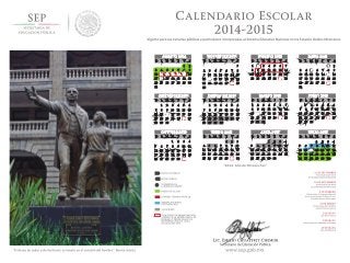 Calendario escolar 2014-2015