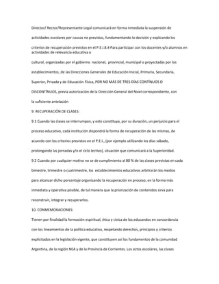 Calendario escolar año 2011