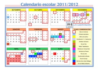 Calendario escolar 2011/2012



                         C.P.I CASTRO BAXOI
 