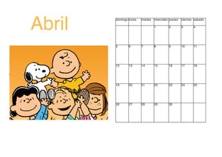 Calendario Layout 1