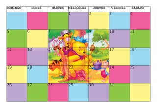 Calendario Layout 1