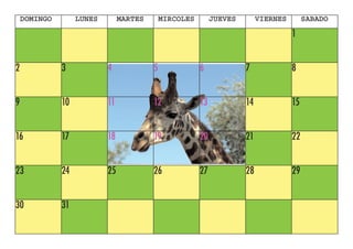 Calendario Layout 1