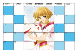 Calendario Layout 1