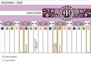 Calendario Linear Segundo Semestre