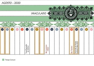 Calendario Linear Segundo Semestre