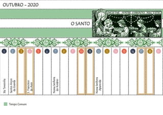 Calendario Linear Segundo Semestre