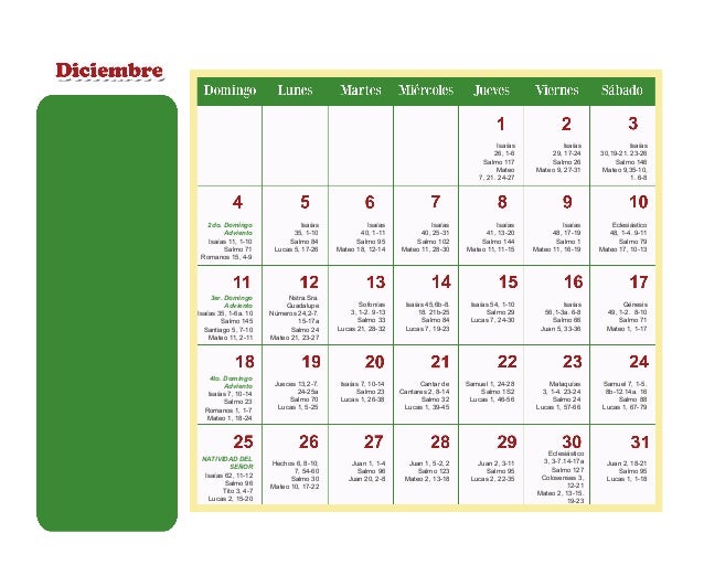 Calendario Misioneros Del Sagrado Corazón 2016