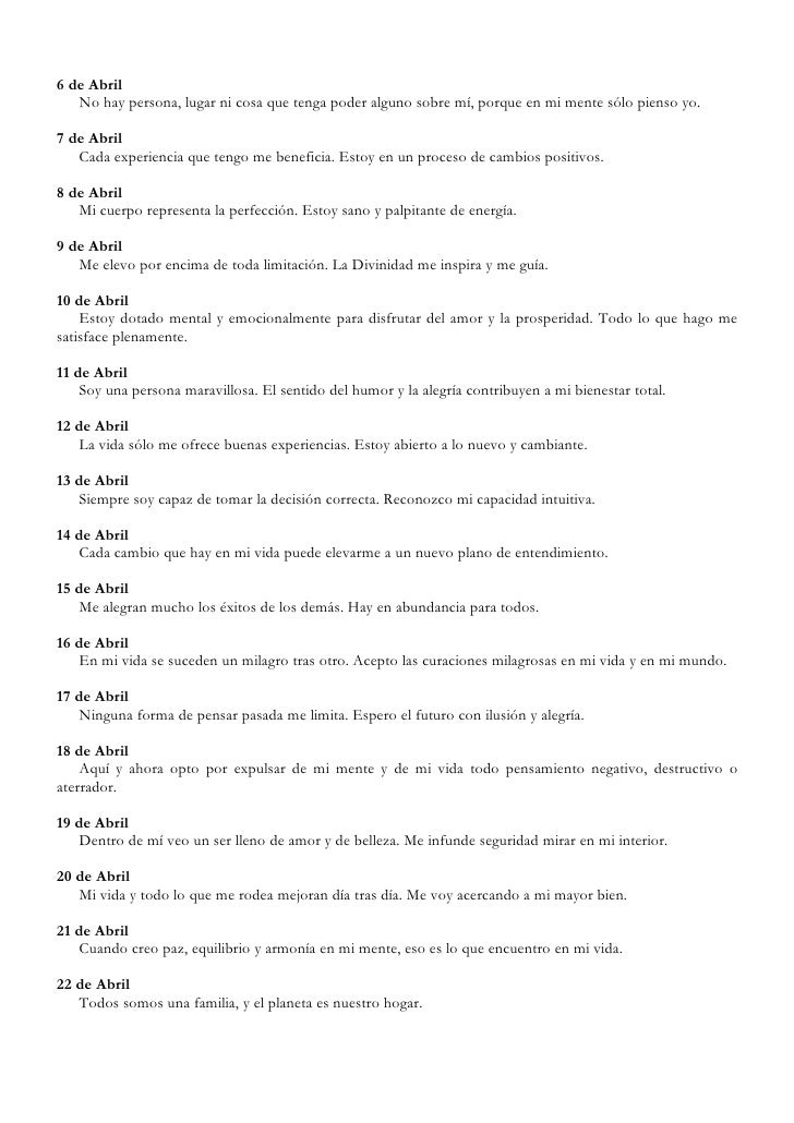 Calendario Louise Hay calendario de louise hay