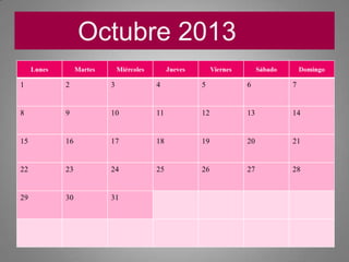 Octubre 2013
 