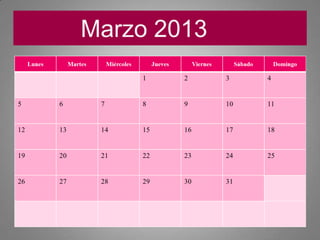 Marzo 2013
 