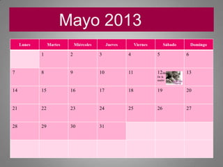 Mayo 2013
 