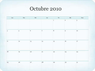 Calendario meses