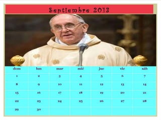 Calendario mes por mes