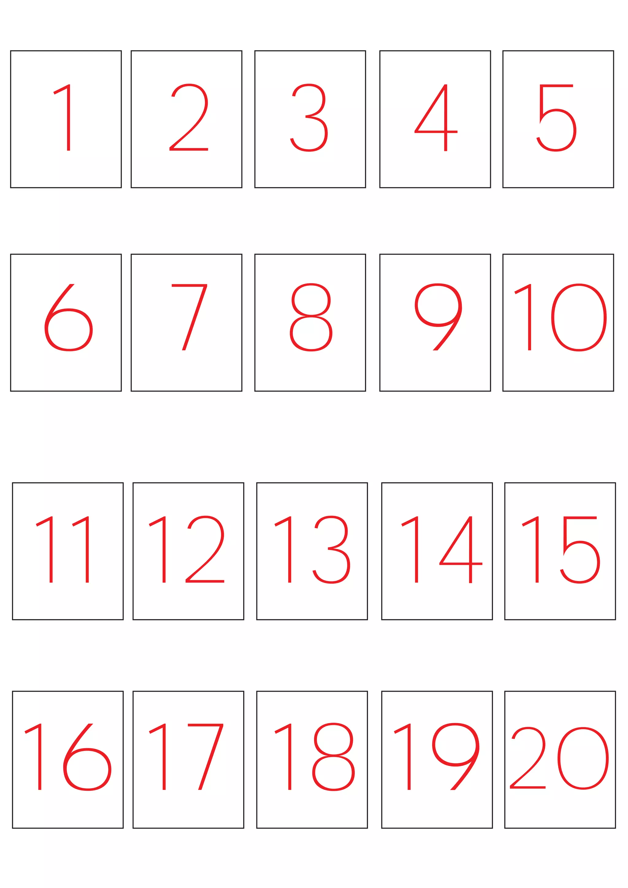 1 2 3 4 5
6 7 8 9 10
11 12 13 14 15
16 17 18 19 20