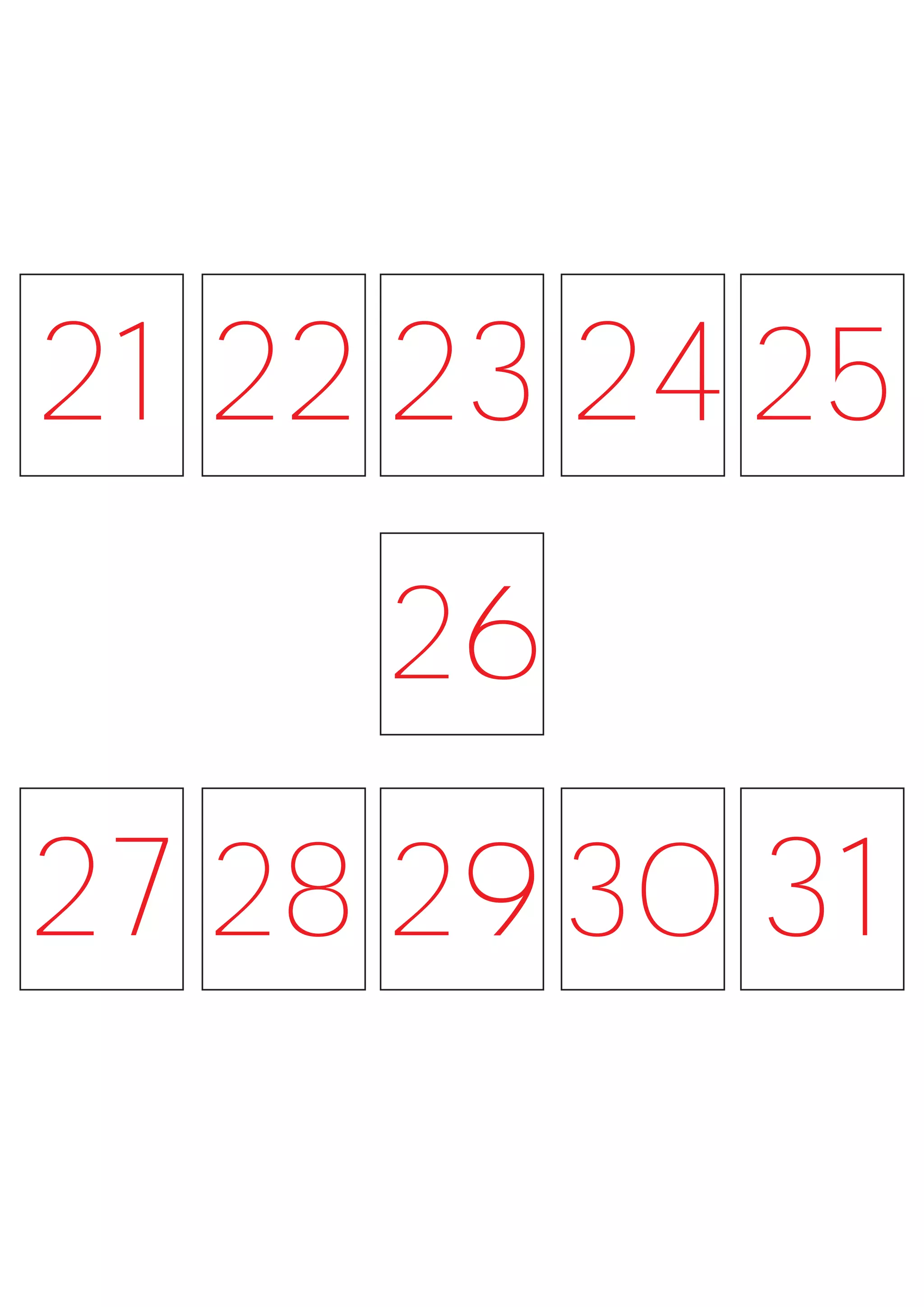 21 22 23 2425
26
27 28 2930 31