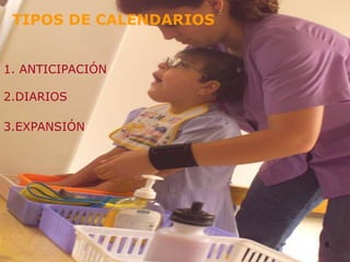 TIPOS DE CALENDARIOS1. ANTICIPACIÓN2.DIARIOS3.EXPANSIÓN6