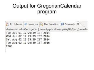 Calendar Class In Java _ Java Calendar set() Method – BFEENA