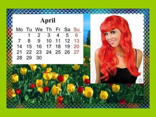 Calendar modele 2014