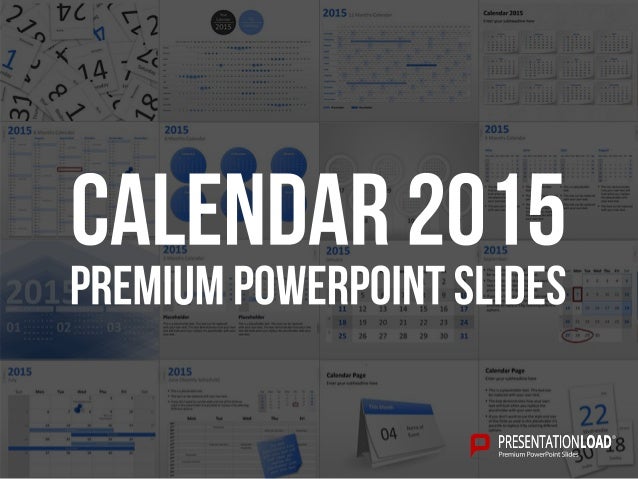 powerpoint calendars 2015 template calendar powerpoint template 2015