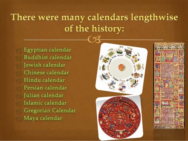 Calendars of the world